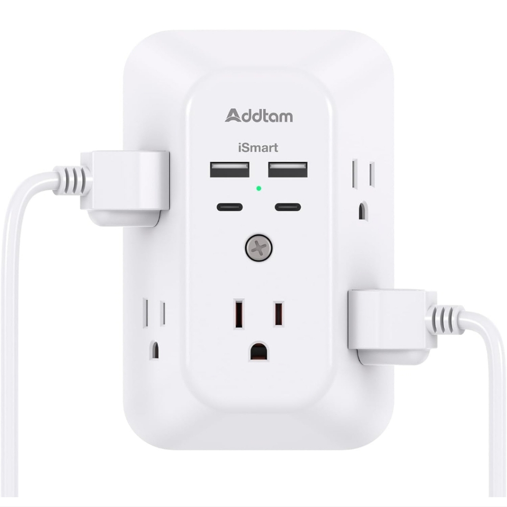 TWO NIB Surge ProtectorOutlet Extender USB Ports!